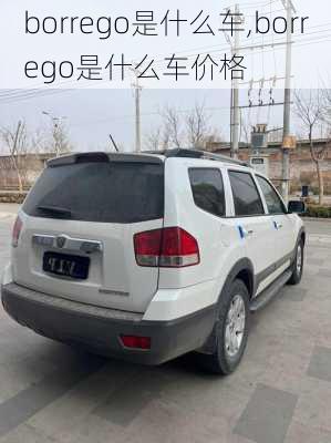 borrego是什么车,borrego是什么车价格