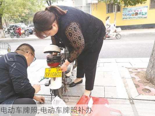 电动车牌照,电动车牌照补办