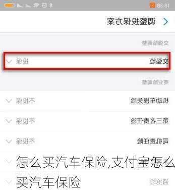 怎么买汽车保险,支付宝怎么买汽车保险