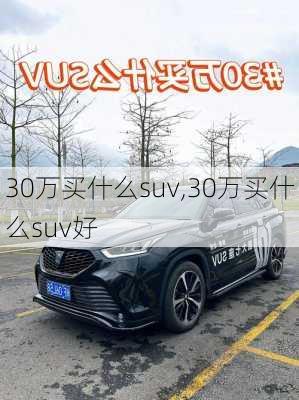 30万买什么suv,30万买什么suv好