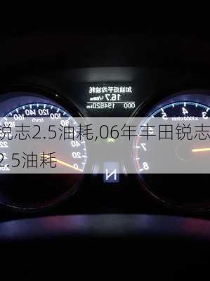 锐志2.5油耗,06年丰田锐志2.5油耗