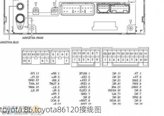 toyota 86,toyota86120接线图