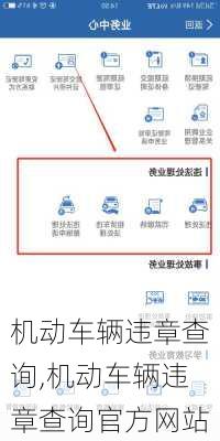 机动车辆违章查询,机动车辆违章查询官方网站