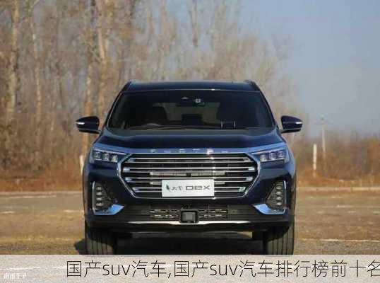 国产suv汽车,国产suv汽车排行榜前十名