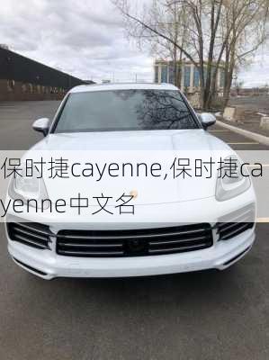 保时捷cayenne,保时捷cayenne中文名