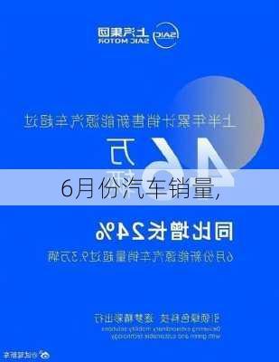 6月份汽车销量,