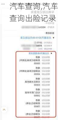 汽车查询,汽车查询出险记录