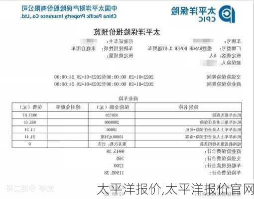 太平洋报价,太平洋报价官网