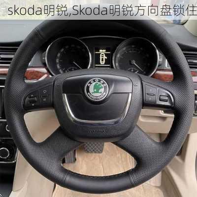 skoda明锐,Skoda明锐方向盘锁住