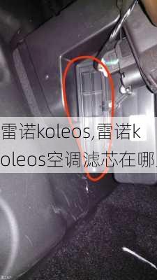 雷诺koleos,雷诺koleos空调滤芯在哪里