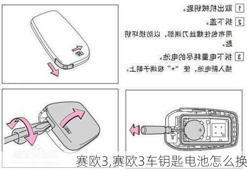 赛欧3,赛欧3车钥匙电池怎么换