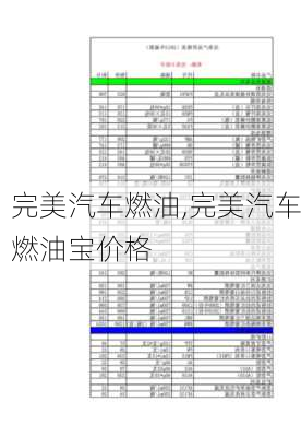 完美汽车燃油,完美汽车燃油宝价格