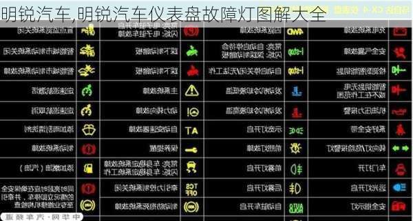 明锐汽车,明锐汽车仪表盘故障灯图解大全