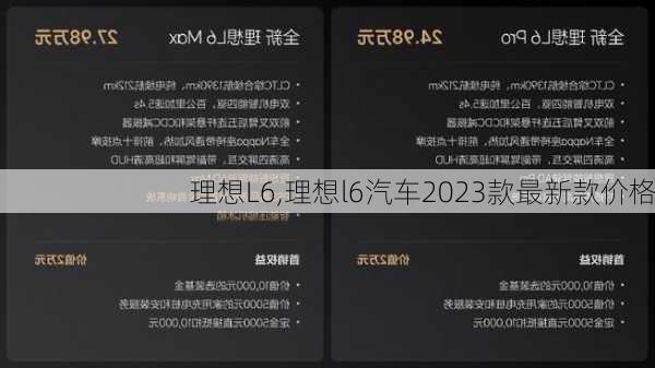 理想L6,理想l6汽车2023款最新款价格