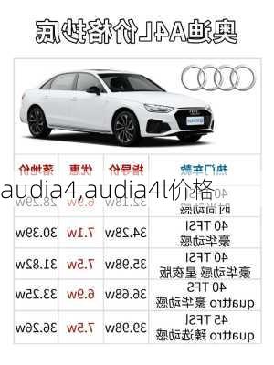 audia4,audia4l价格